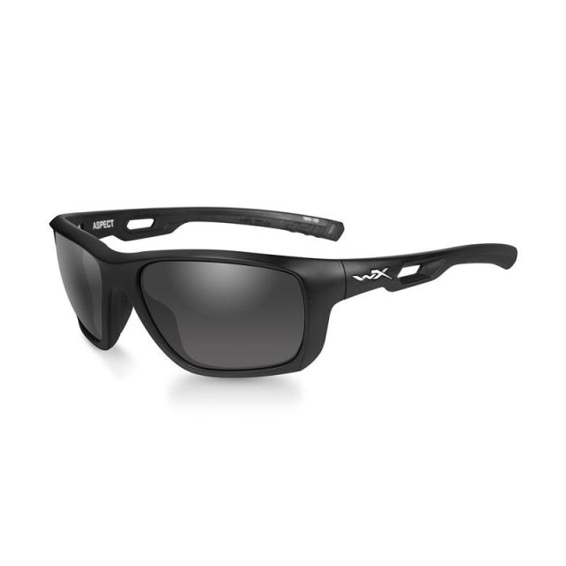 WileyX Aspect rauchgrau matt Rahmen matt schwarz Sonnenbrille
