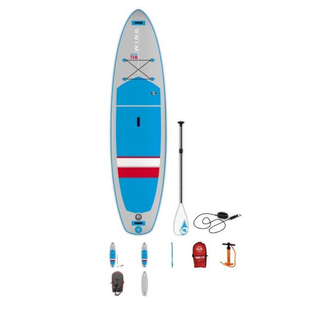 Bic 11'0 Wing Air SUP + Paddel 2019 x 32 aufblasbares Stand Up Paddle Board